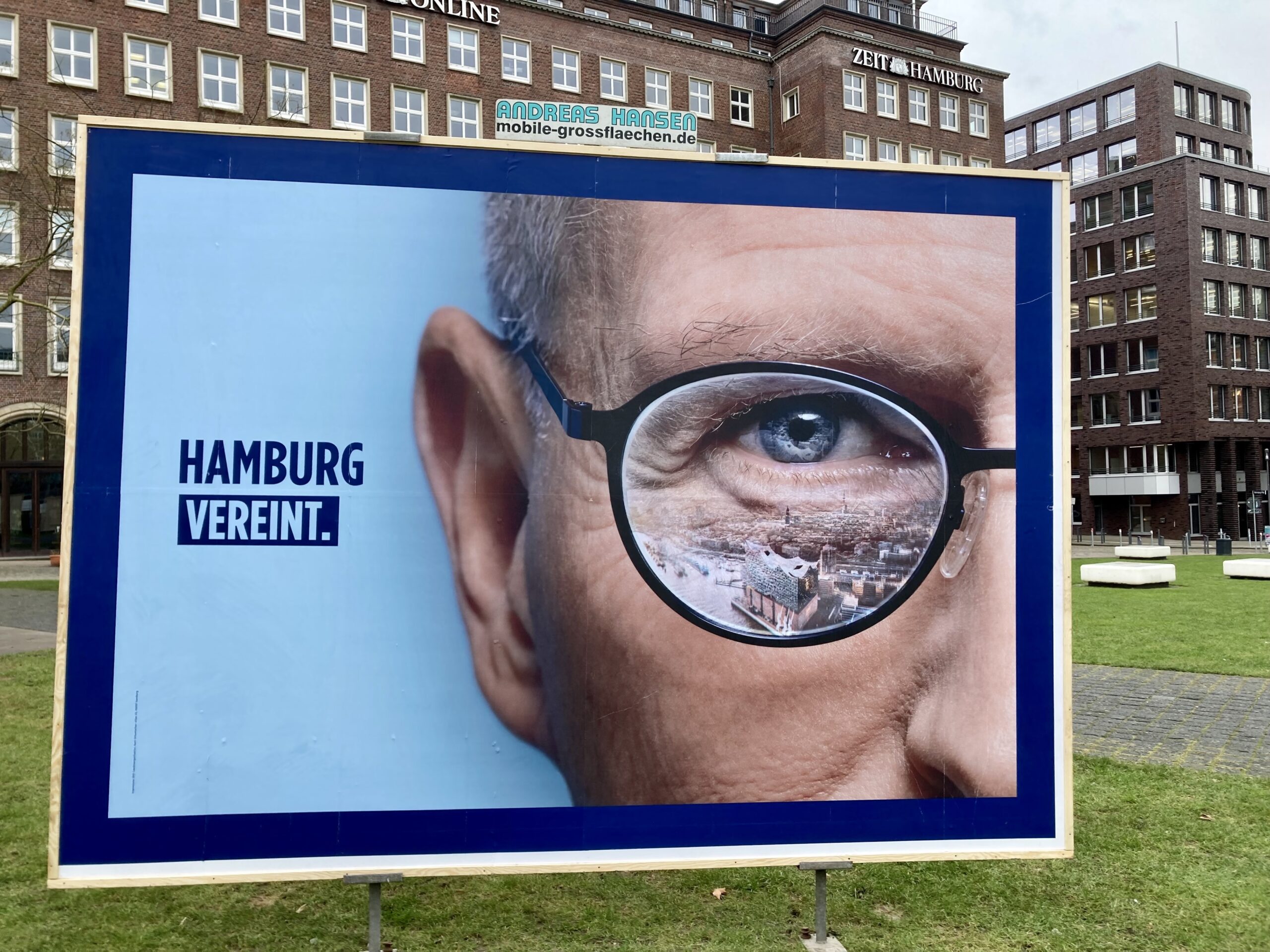 Plakat mit einem Auge