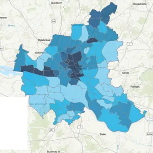 Das Statistikamt hat die Durchschnittsmieten in Hamburg ausgewertet.