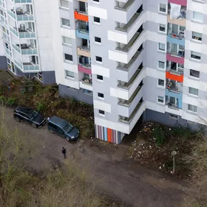 Ein Hochhaus