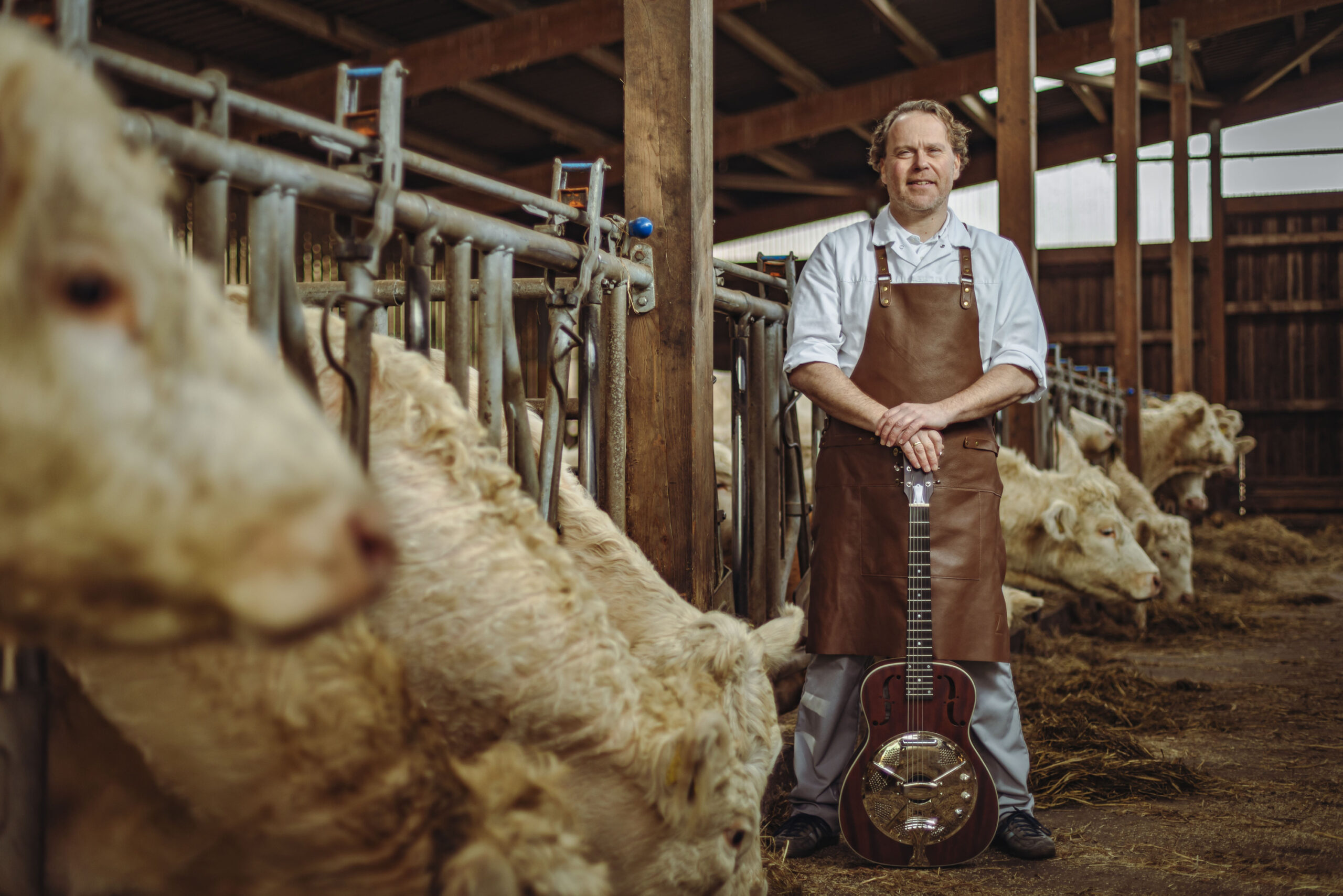 Musiker Tim Linde wird Fleischer.