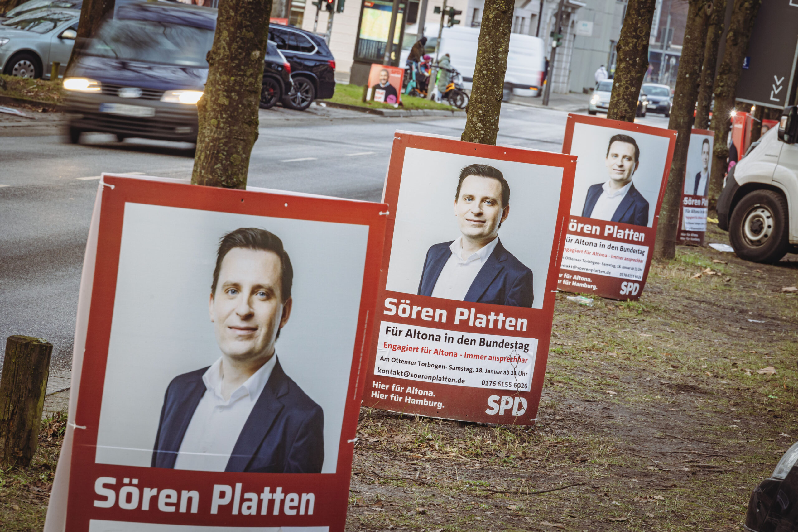 Wahlplakate von Sören Platten (SPD)