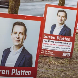 Wahlplakate von Sören Platten (SPD)