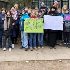 Schüler der Stadtteilschule Walddörfer