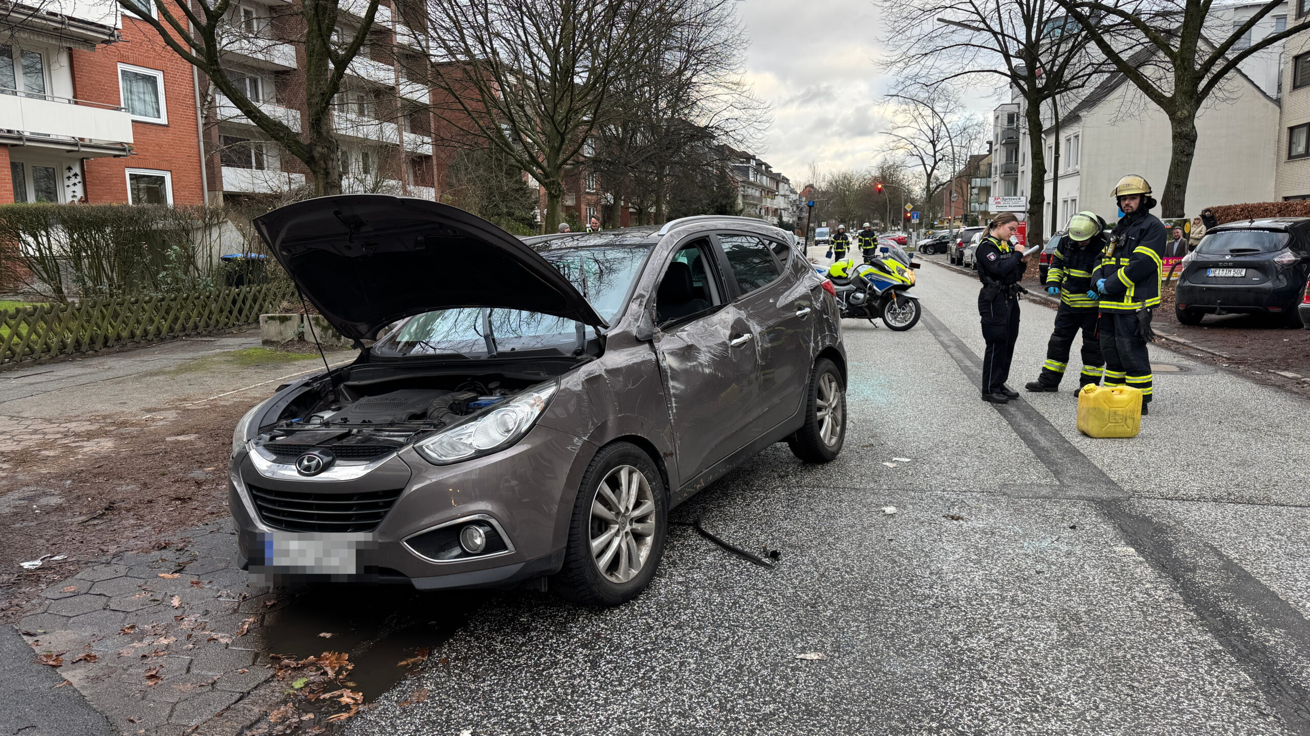 Verunglückter Wagen