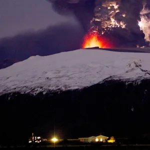 Der Ausbruch des Eyjafjallajökull im Jahr 2010. Steht eine ähnliche Eruption an einem anderen isländischen Vulkan bevor?