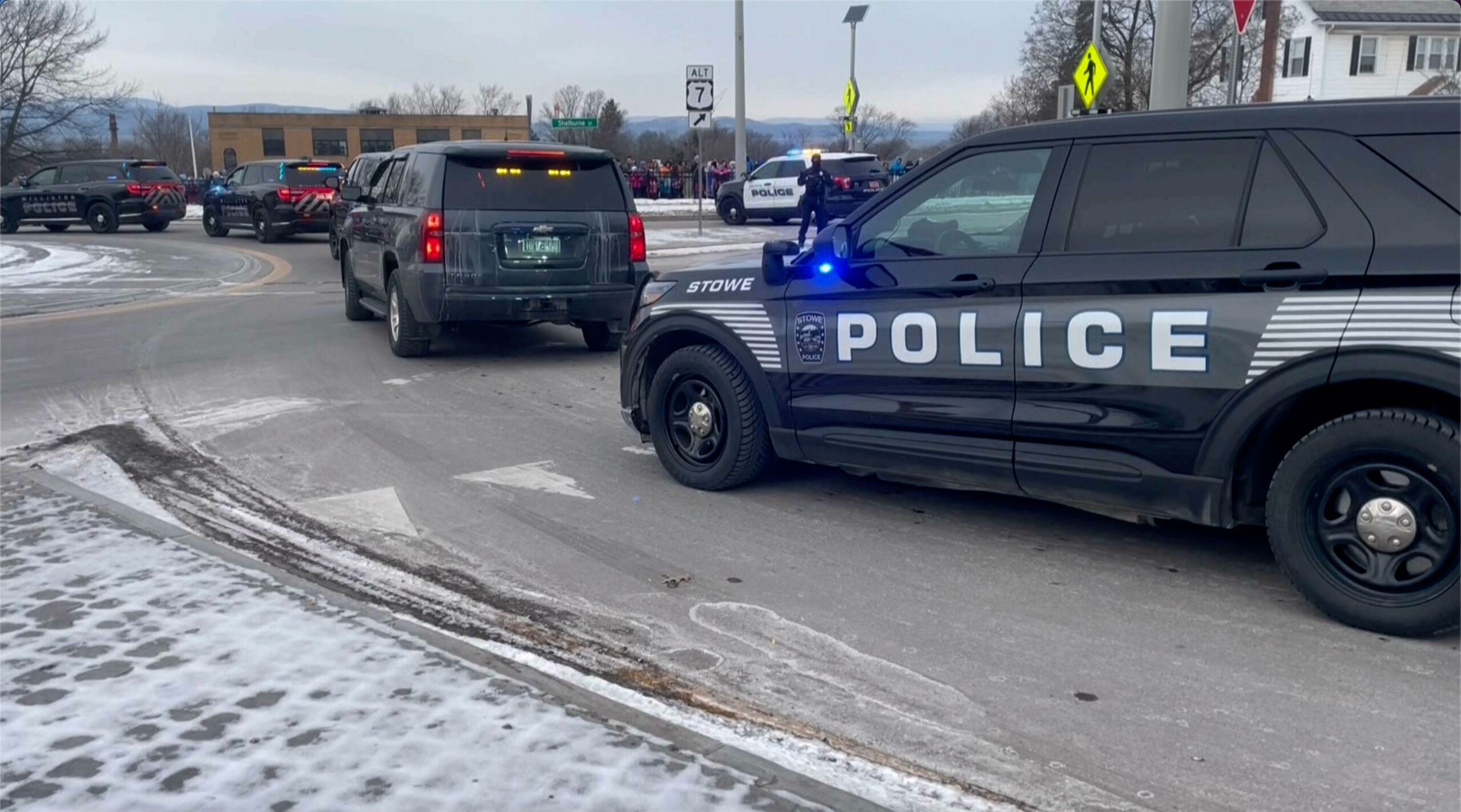 Ein Wagen der Grenzschutzpolizei in Vermont.