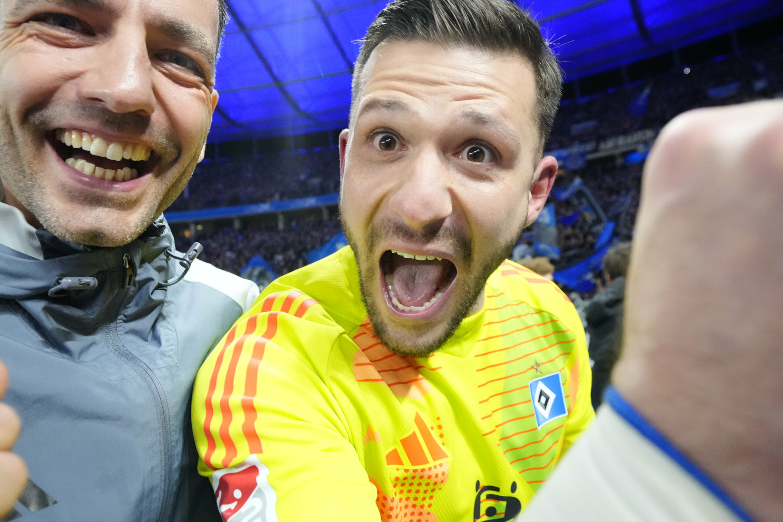 Daniel Heuer Fernandes nach dem Sieg bei Hertha BSC