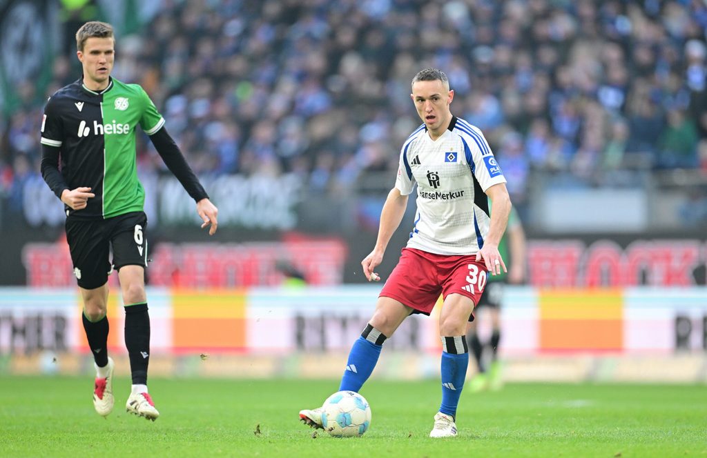 HSV-Profi Silvan Hefti im Heimspiel gegen Hannover