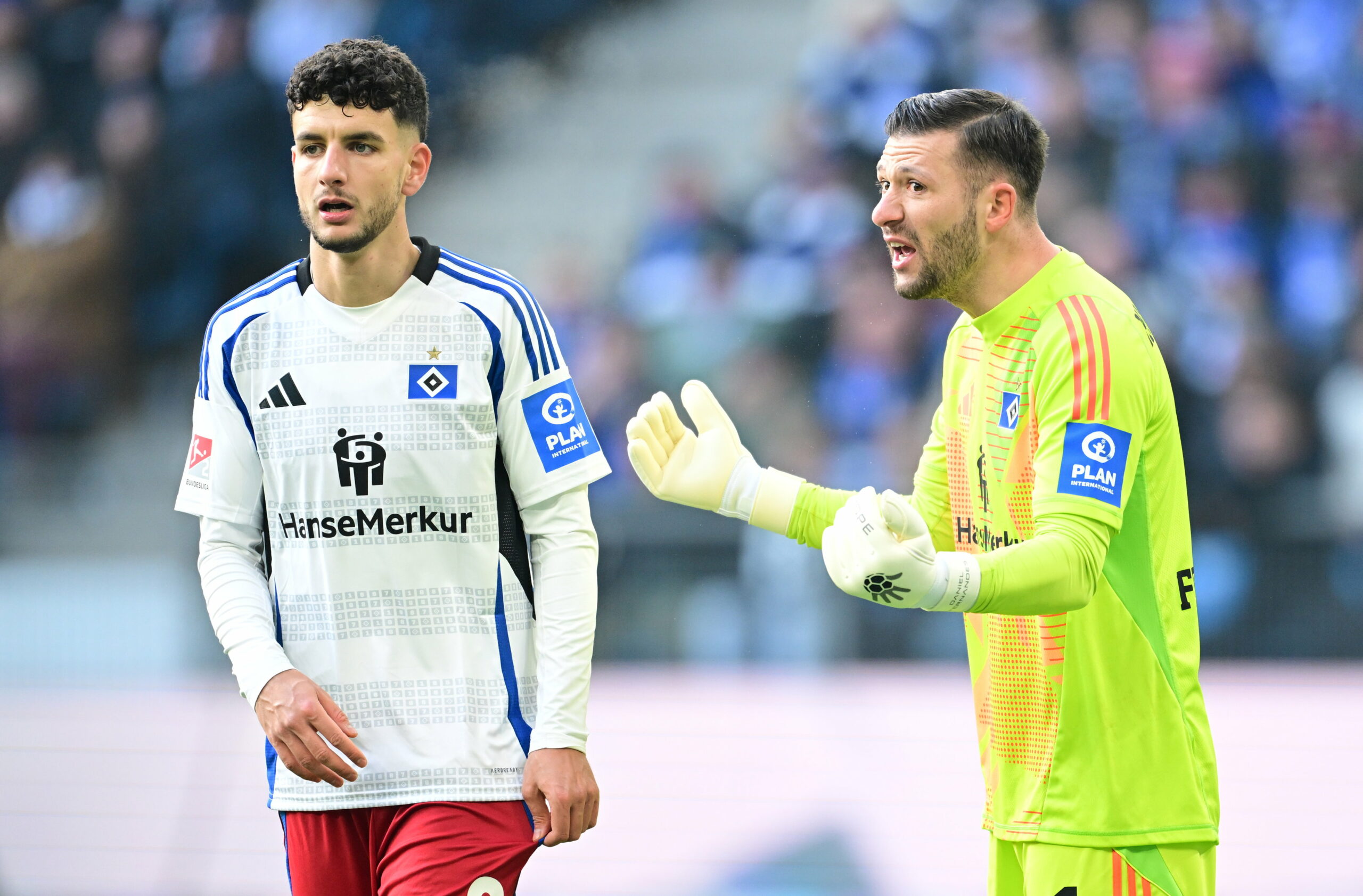 Frust bei den HSV-Profis Daniel Elfadli und Daniel Heuer Fernandes