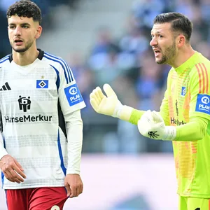 Frust bei den HSV-Profis Daniel Elfadli und Daniel Heuer Fernandes