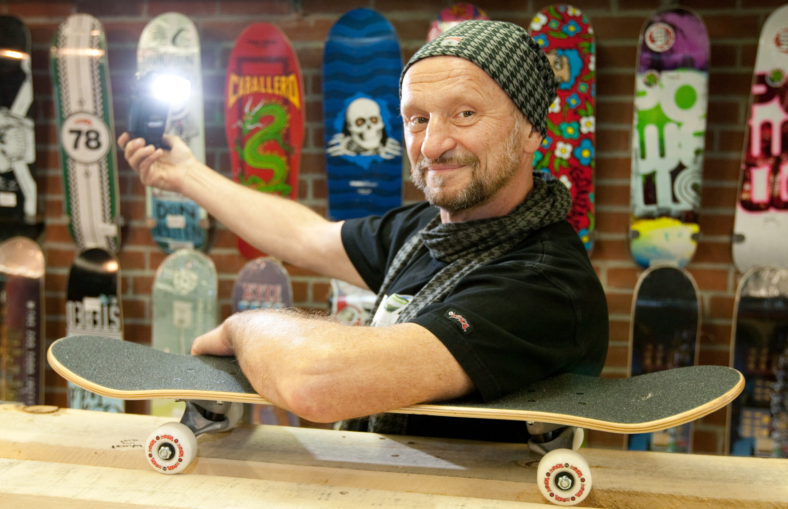 Münsteraner Skateboard-Pionier Titus Dittmann