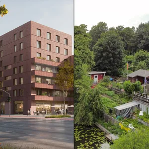 Diese Schrebergartenidylle am Goldbekkanal soll für 200 Wohnungen weichen.