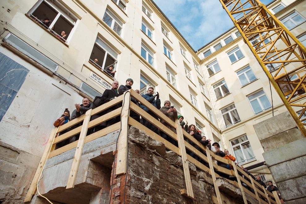 Grundsteinlegung Neues Amt Altona