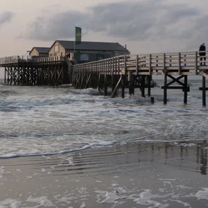 Die Strandbar 54° Nord in St. Peter-Ording wird abgerissen.