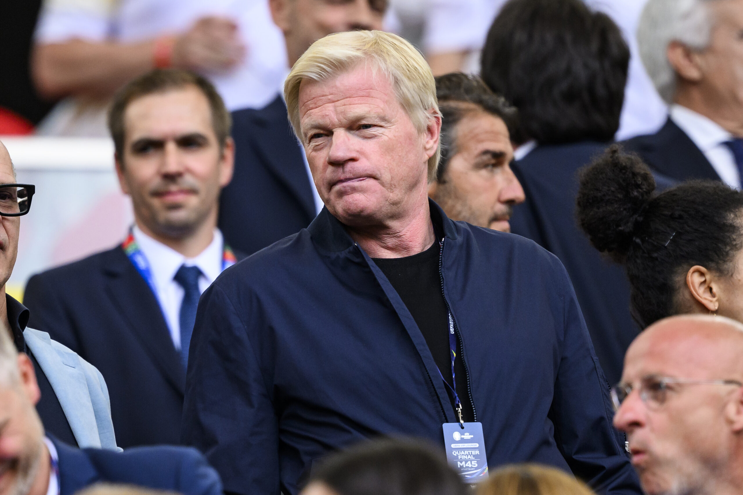 Oliver Kahn im Stadion bei der EM 2024