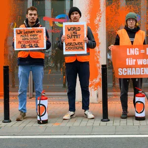 Aktivisten der „Letzten Generation“ bei einer ihrer Stör-Aktionen. Mittlerweile ist es ruhig um die Aktivisten geworden. (Archivbild)