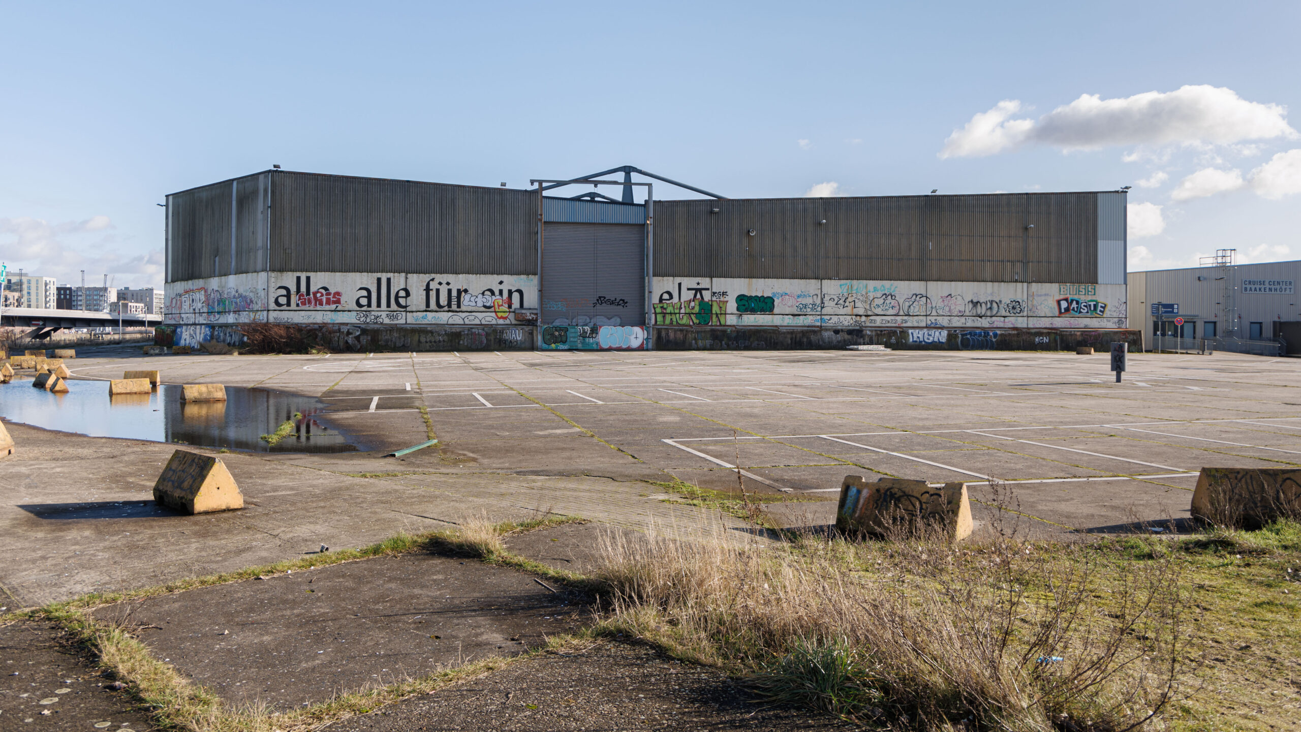 Lagerhalle im Hamburger Hafen