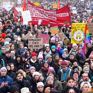 Bereits Anfang Februar gab es eine Großdemo gegen Rechts in der Innenstadt.