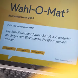 Der Wahl-O-Mat zur Bundestagswahl ist jetzt online.