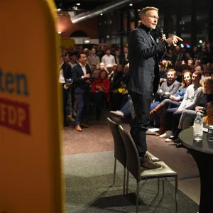 Christian Lindner (FDP) Wahlkampf Hamburg