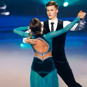 Taliso Engel, Para-Schwimmer, tanzt in der RTL-Tanzshow „Let's Dance“ im Coloneum.