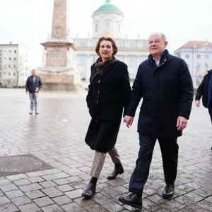 Olaf Scholz und Britta Ernst