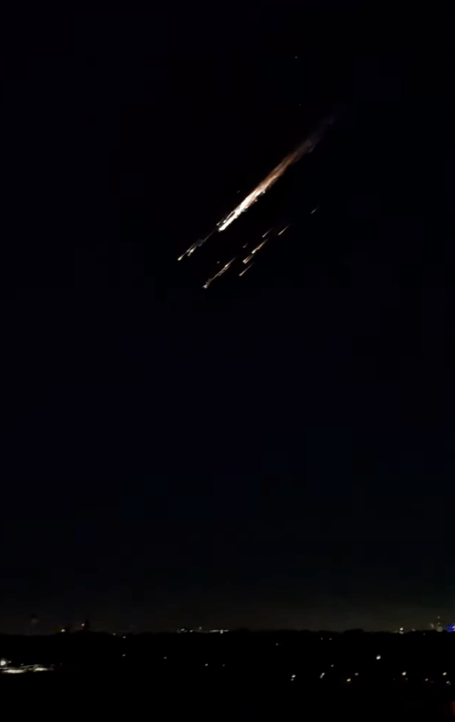 Satellit über Hamburg