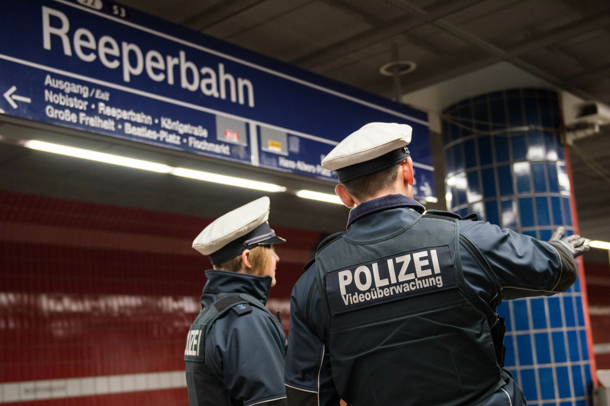 Ein Streifenteam der Bundespolizei (Symbolbild).