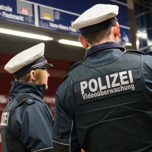Ein Streifenteam der Bundespolizei (Symbolbild).