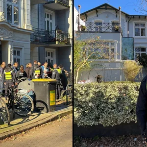 Die Tatorte in Hoheluft-West (l.) und Marienthal.