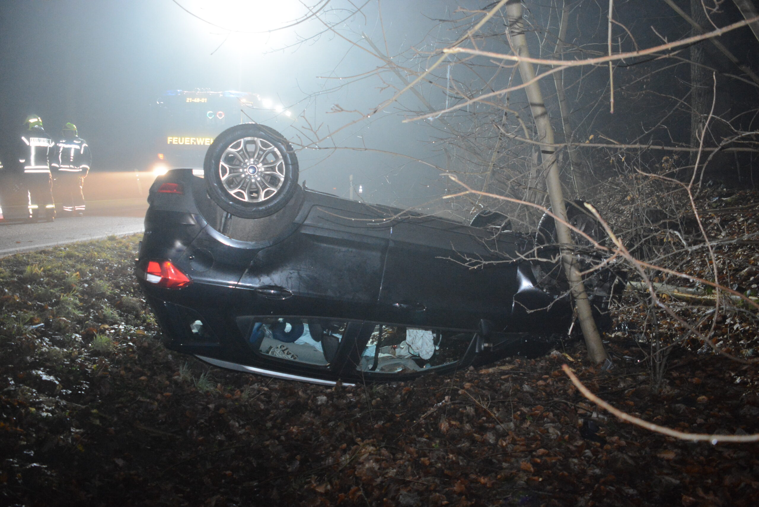 Die Insassen des SUV blieben unverletzt.