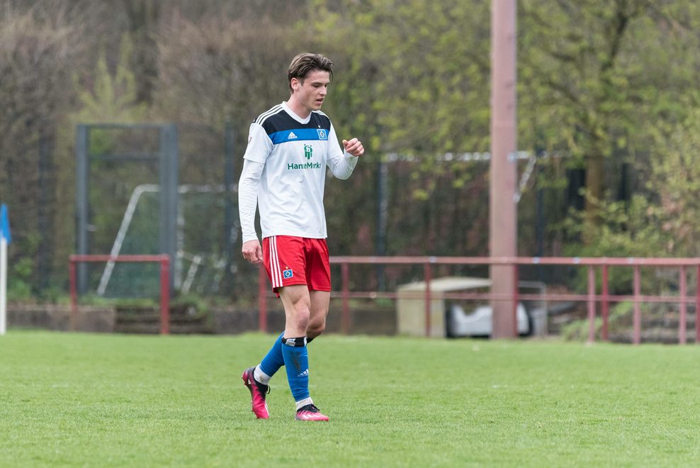 Maximilian Großer im Trikot des HSV.