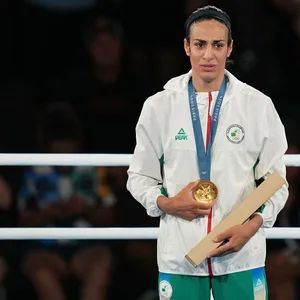 Imane Khelif bei den Olympischen Spielen