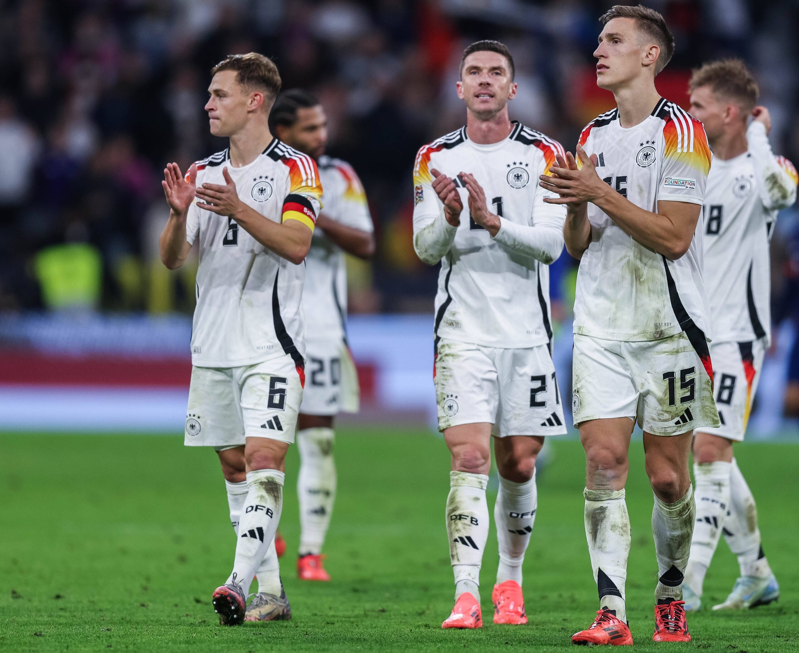 Joshua Kimmich, Robin Gosens und Nico Schlotterbeck