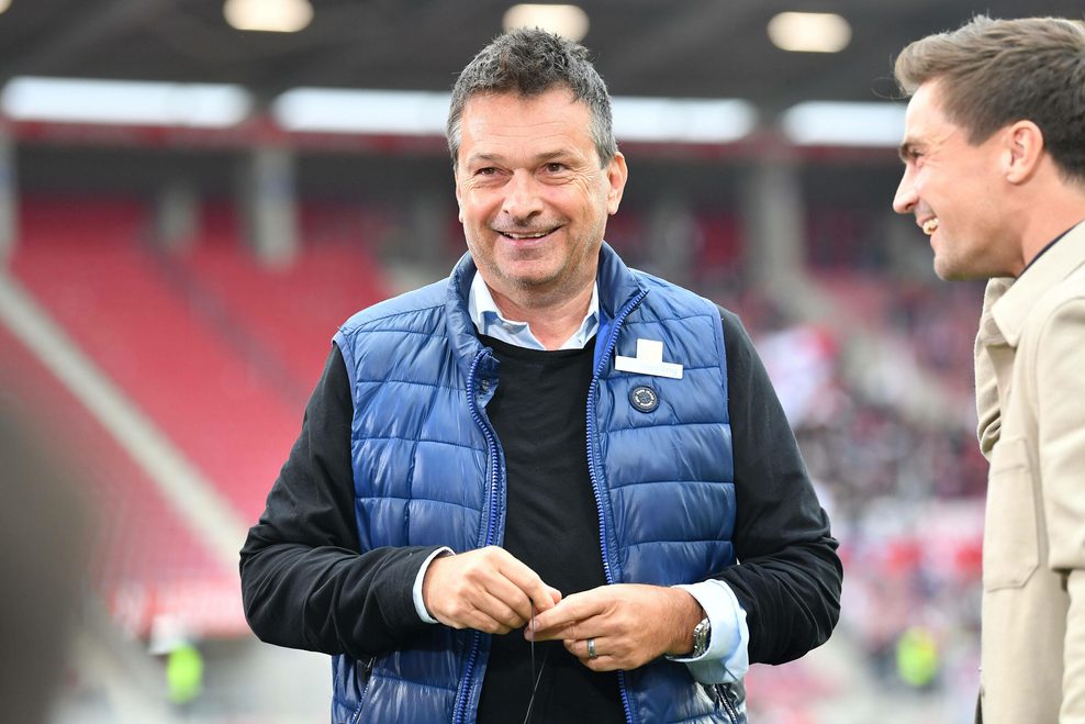 Christian Heidel lacht