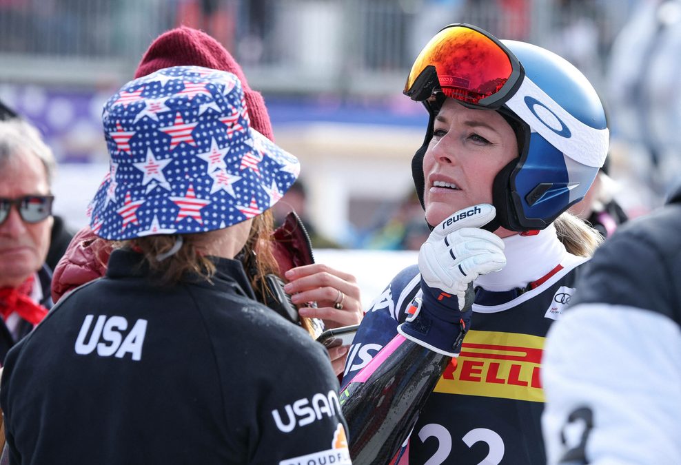 Lindsey Vonn in Skiausrüstung