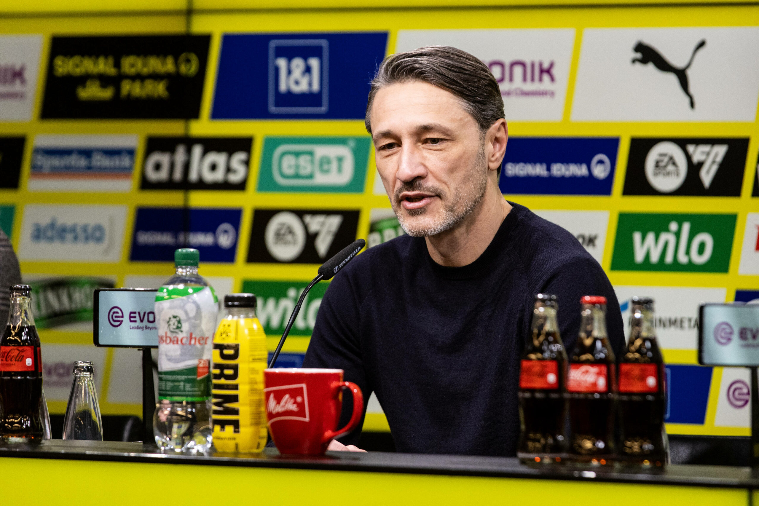 Niko Kovac bei seiner Vorstellung im BVB-Presseraum