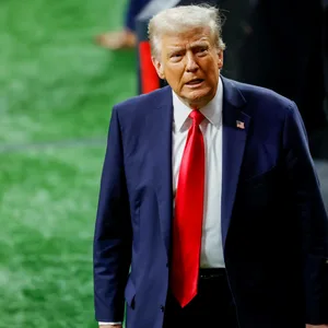 Donald Trump beim Super Bowl