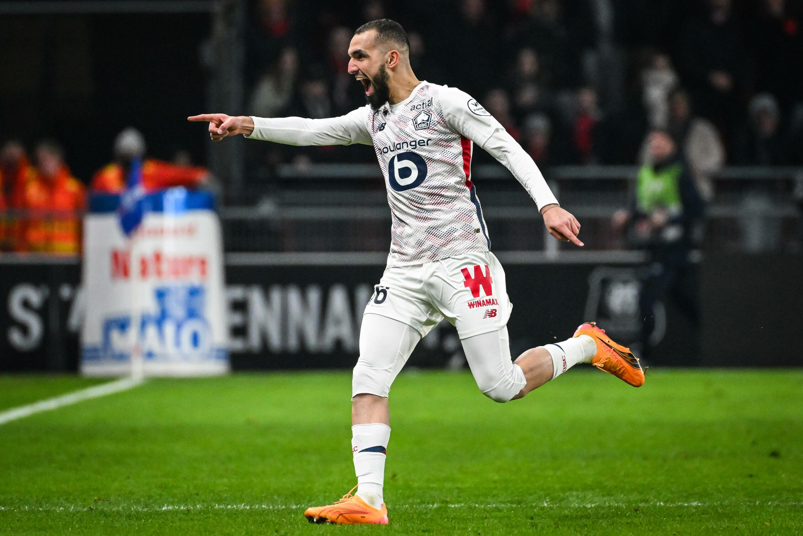 Nabil Bentaleb jubelt bei seinem Comeback für den OSC Lille