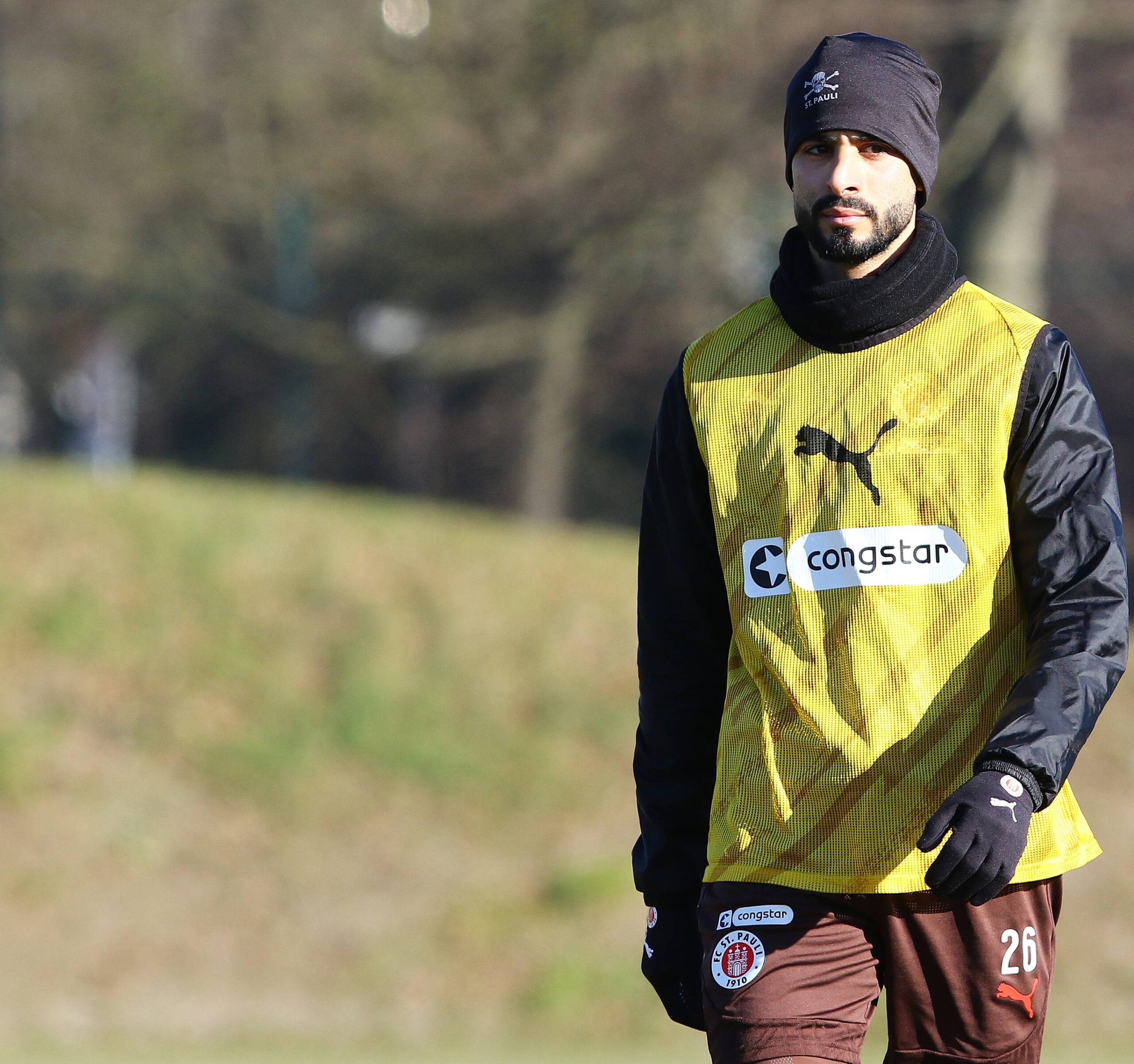 Elias Saad beim Training