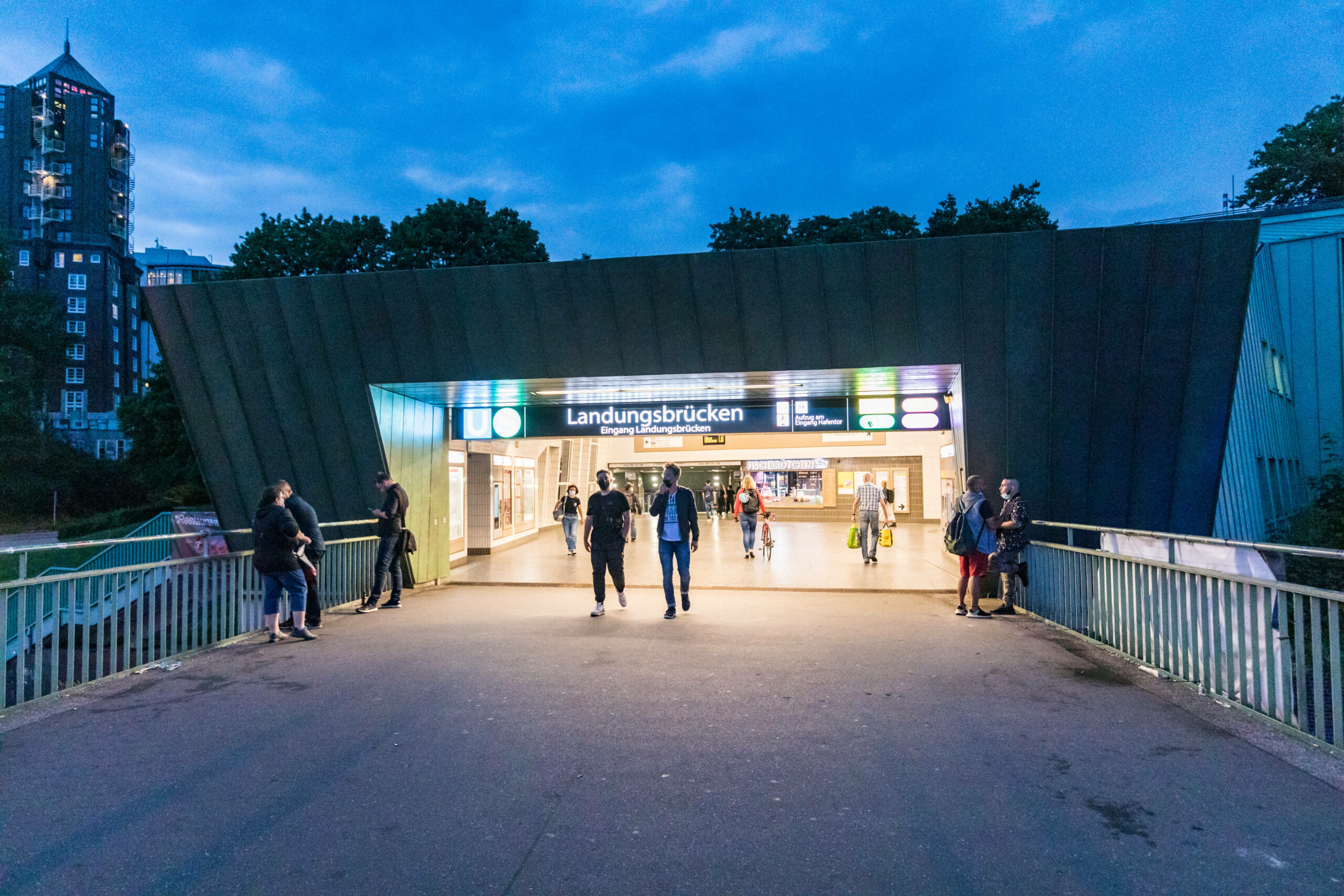 Die S-Bahn-Station Landungsbrücken (Archivbild).