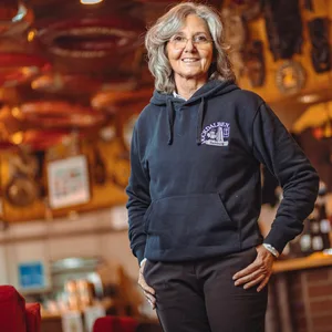 Eliane Lafendt im „Duckdalben“