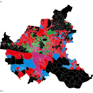 Die Ergebnisse der Bundestagswahlen in den Hamburger Wahllokalen.
