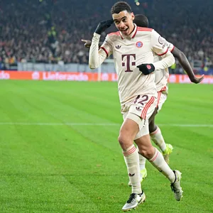 Bayerns Jamal Musiala jubelt