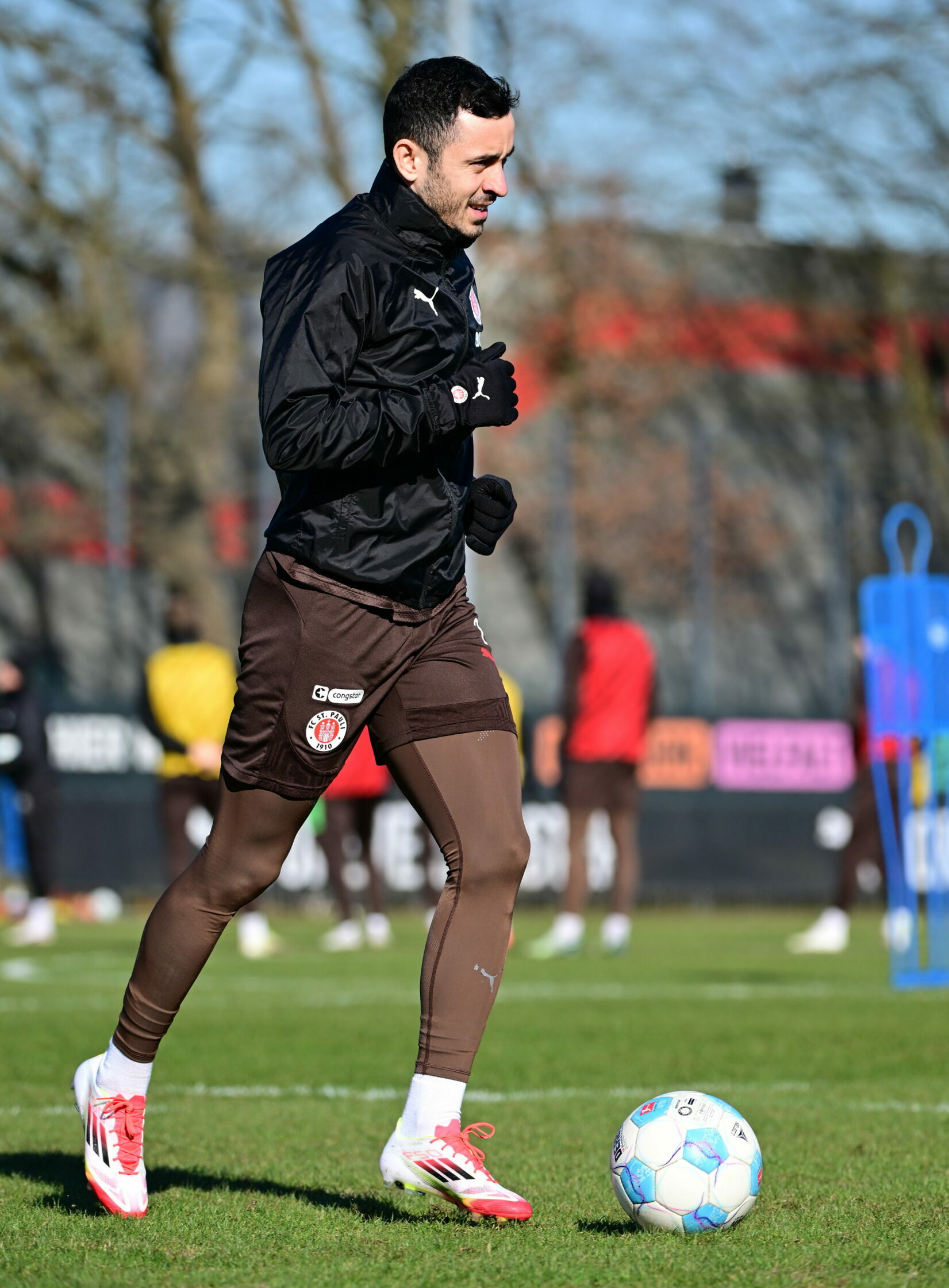 Manolis Saliakas beim Training