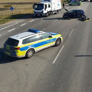 Unfallort in Buxtehude