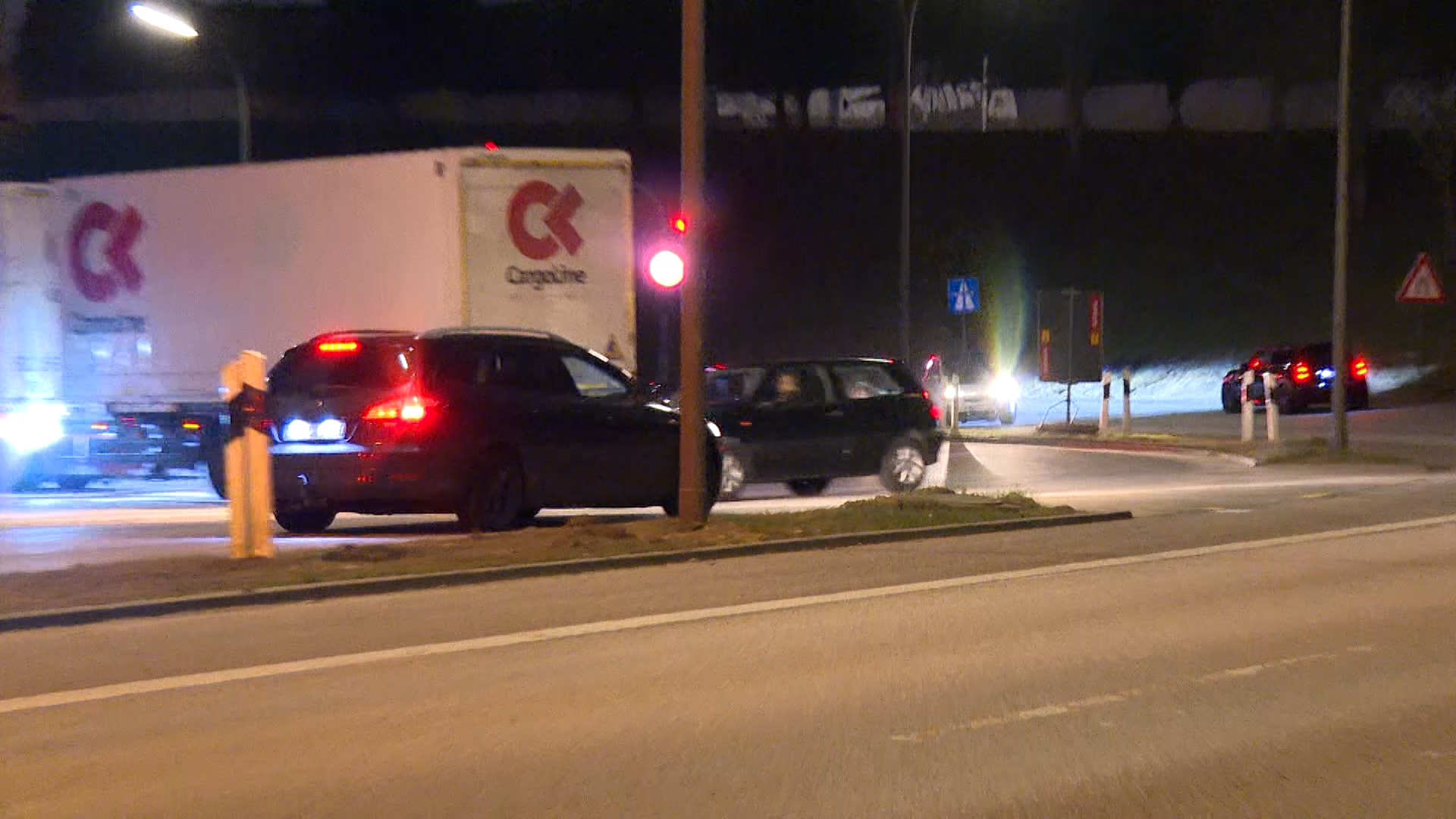 Einige Autofahrer wendeten vor dem Elbtunnel, zum Stau-Chaos kam es aber nicht.