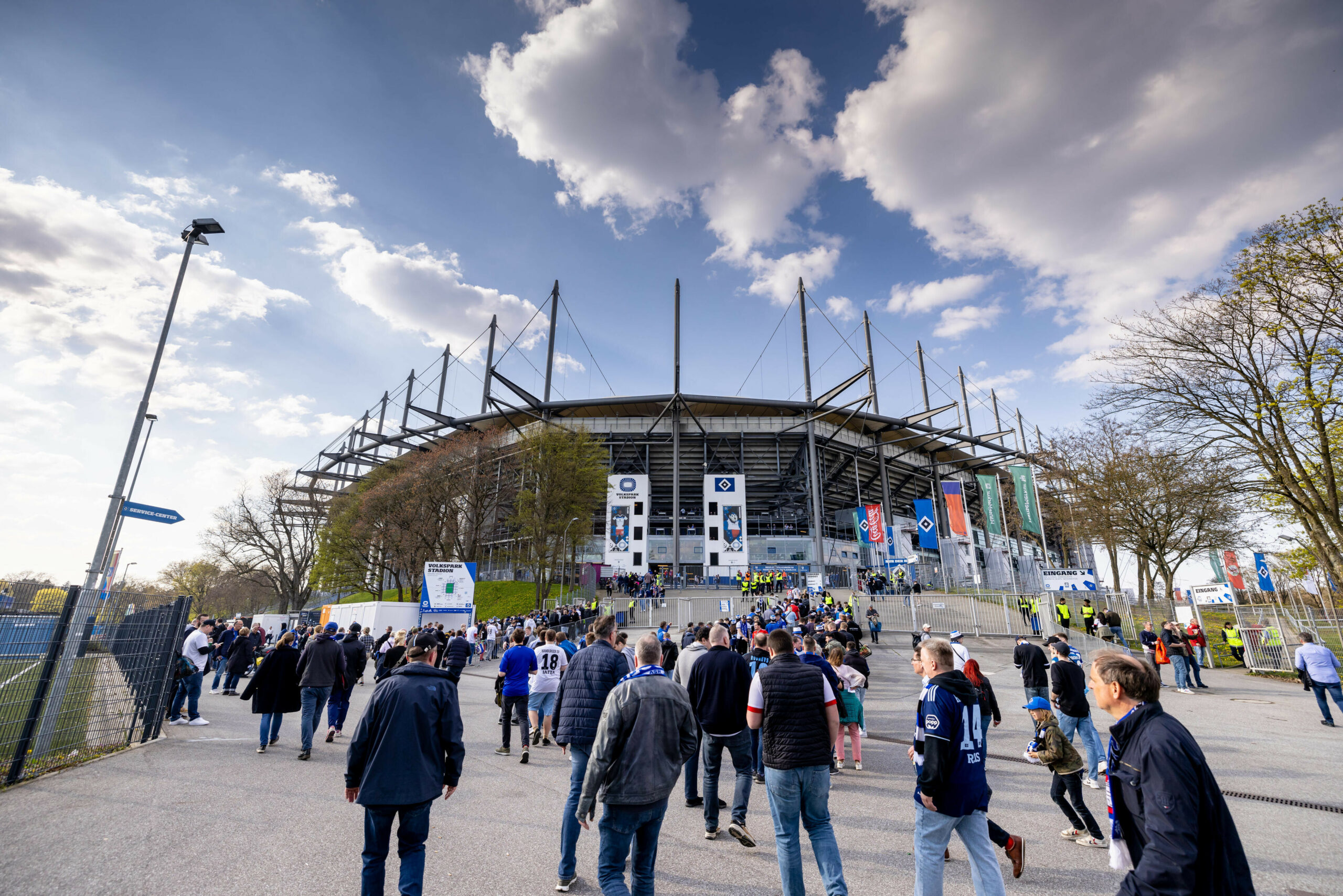 Der Vorfall ereignete sich im HSV-Stadion. (Symbolbild)