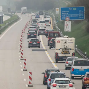 Verkehr auf einer Autobahn