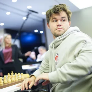 Magnus Carlsen beim Schach am Millerntor
